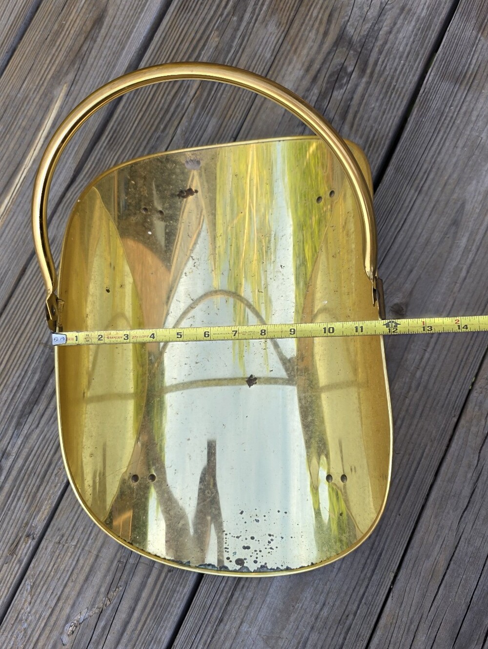 Gold Decorative Brass Coal Scuttle Bucket - Home Accents